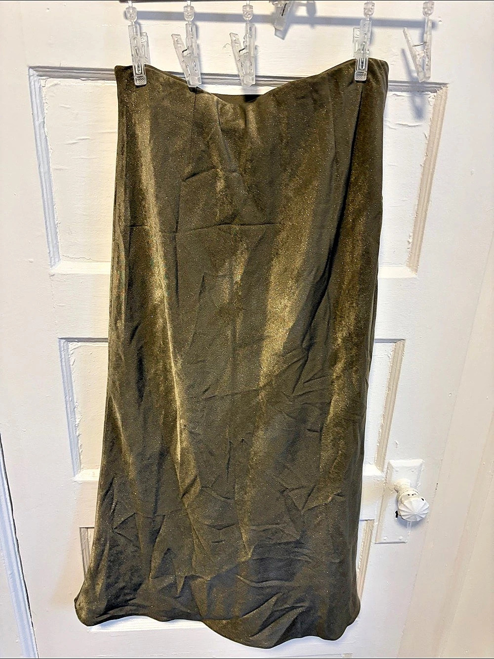 Current Air Metallic Maxi Skirt Size Small Like New